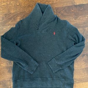 Polo Cowl Neck Sweater